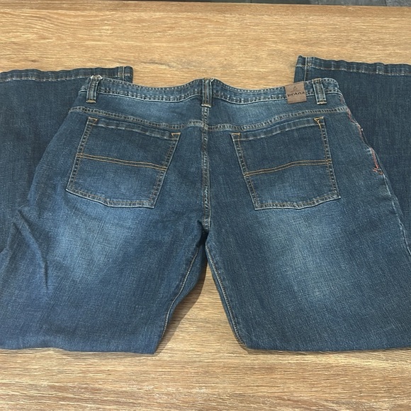 Prana Men’s Size 40x32 Straight Leg Jeans Blue Dark Wash Denim Outdoor Stretch - Picture 10 of 12